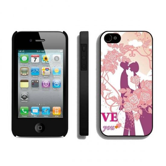 Valentine Kiss iPhone 4 4S Cases BVX | Women - Click Image to Close